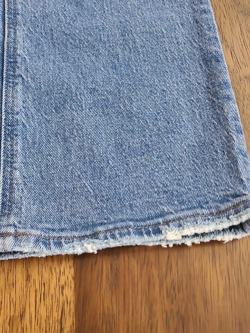 J. Crew 9” Billie Demi Boot Crop Jeans Distressed. Size 24. New - Picture 6 of 8